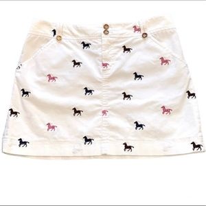 ⭐️Lilly Pulitzer Corduroy Horse Skirt⭐️
